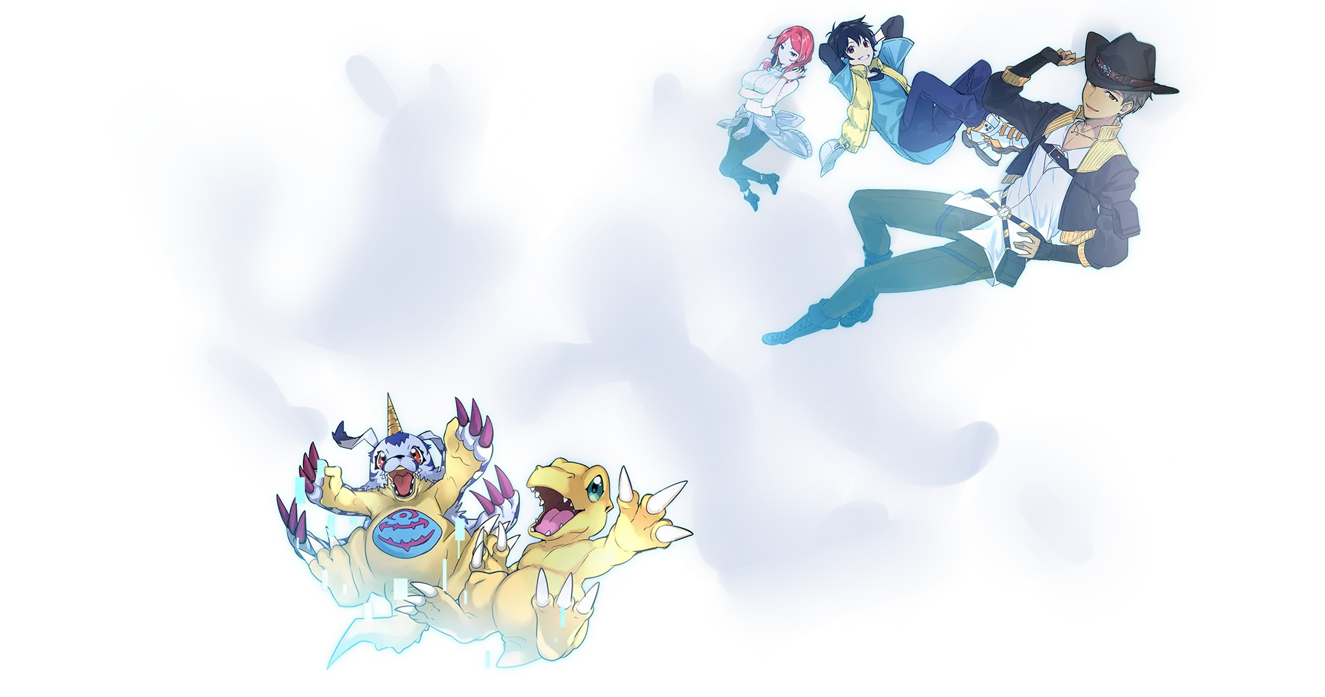 Official Digimon Alysion promotional key visual